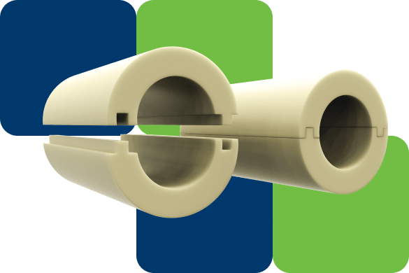 Calhas técnicas de PUR (poliuretano) e PIR (poliisocianurato)