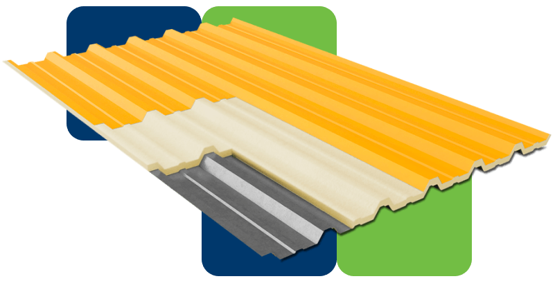 Img – Telhas Isotérmicas PUR PIR Telhas Isotérmicas - PUR/PIR