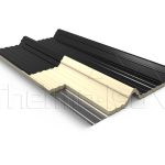 Telha TR 100/950 PUR/PIR - Preta