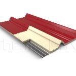 Telha TR 100/950 PUR/PIR - Vermelha