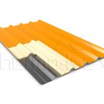 Telhas TR 40/980 PUR/PIR - Amarela