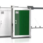 As portas frigoríficas do tipo Portas de Correr para sistemas de camaras frigorificas