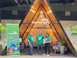 Construção de chalé com sistema isotérmico Thermo-Iso no Mato Grosso do Sul