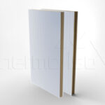 Painel isotérmico de Lã de Rocha Thermo-Iso para isolamento térmico, acústico e resistência ao fogo