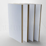 Painel isotérmico de Lã de Rocha Thermo-Iso para isolamento térmico, acústico e resistência ao fogo