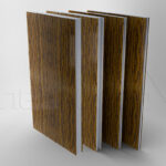 Painel isotérmico de EPS com acabamento amadeirado Thermo-Iso