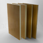 Painel isotérmico em PIR com acabamento amadeirado Thermo-Iso