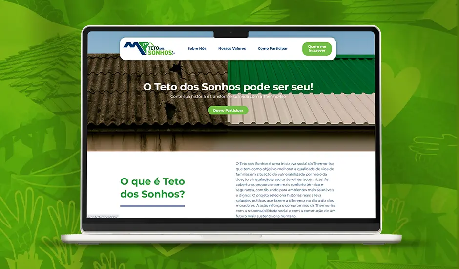 Teto dos Sonhos, da Thermo-Iso, doa telhados isotérmicos para famílias em vulnerabilidade e documenta histórias reais de transformação