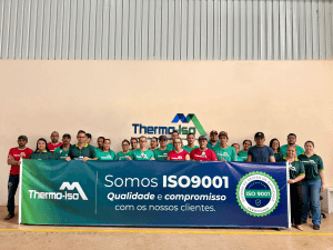 Thermo-Iso tem todas as suas unidades certificadas na NBR Iso9001:2025