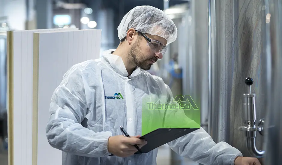 Painéis isotérmicos de PIR: alta eficiência térmica para construções industriais e ambientes refrigerados